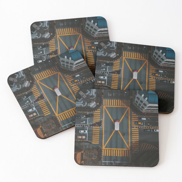 Item preview, City intersection from a bird's-eye view designed and sold by CoastalMindset.