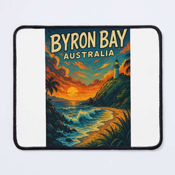 Item preview, Cape Byron Lighthouse Coastline - Byron Bay, Australia designed and sold by Aryabek.