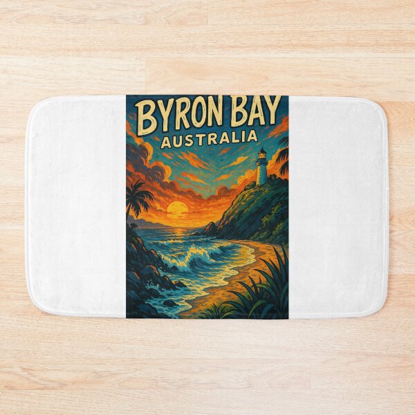 Item preview, Cape Byron Lighthouse Coastline - Byron Bay, Australia designed and sold by Aryabek.