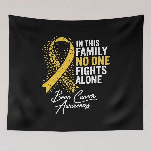 Item preview, In This Family No One Fights Alone Bone Cancer Awareness designed and sold by FortuneFull.