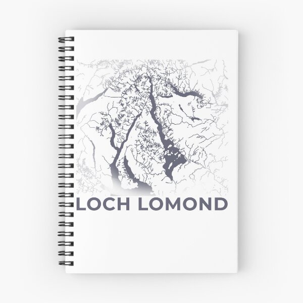 Item preview, Scottish Loch Lomond Map Design - Scotland Geography Gift designed and sold by Loom on the Loch.