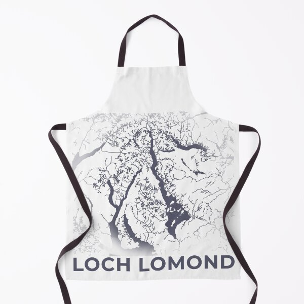 Item preview, Scottish Loch Lomond Map Design - Scotland Geography Gift designed and sold by Loom on the Loch.