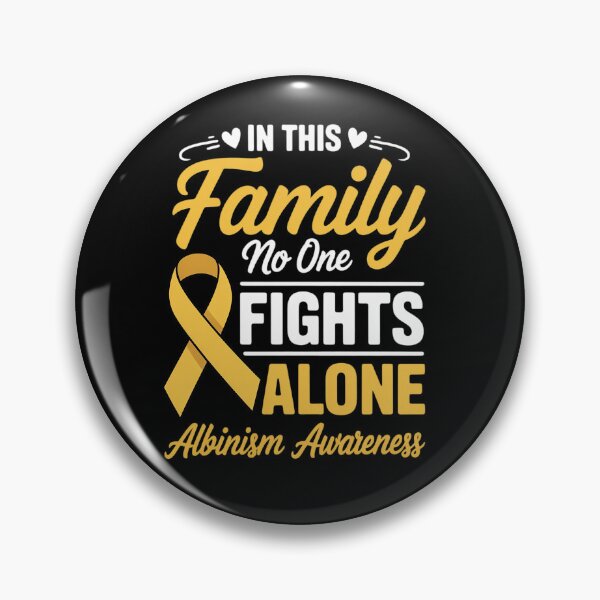 Item preview, In This Family No One Fight Alone Albinism Awareness Month designed and sold by estellaken.