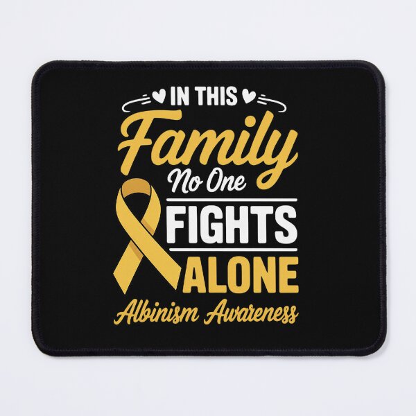 Item preview, In This Family No One Fight Alone Albinism Awareness Month designed and sold by estellaken.