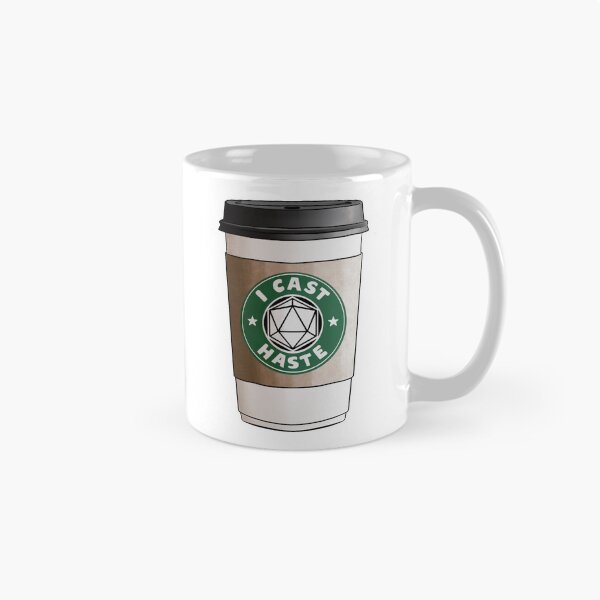 Item preview, I Cast Haste D&D Coffee Cup designed and sold by CloudyAppleArt.