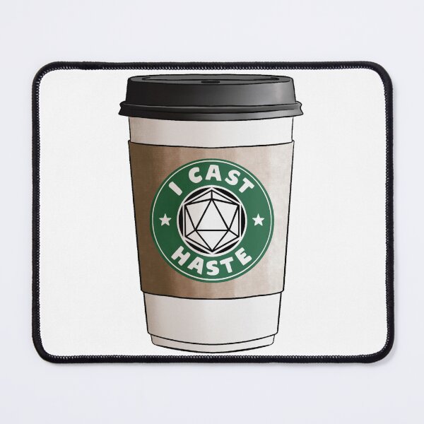 Item preview, I Cast Haste D&D Coffee Cup designed and sold by CloudyAppleArt.