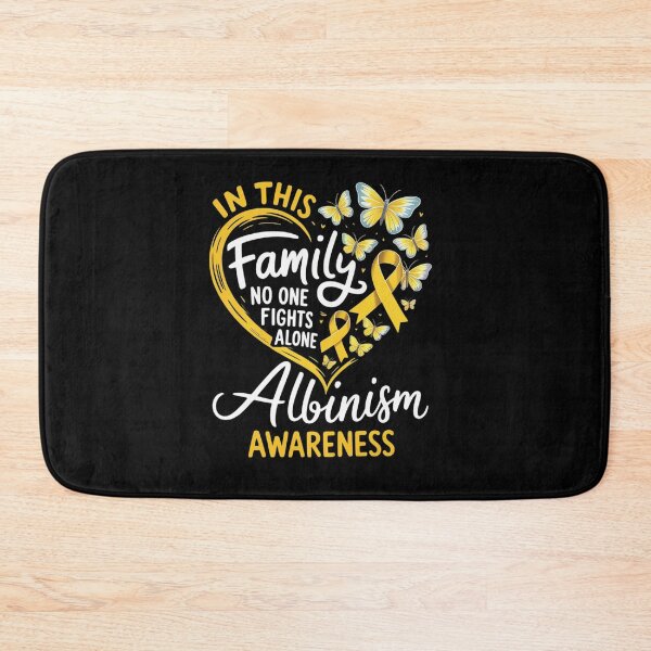Item preview, In This Family No One Fight Alone Albinism Awareness Heart designed and sold by milanforbes.
