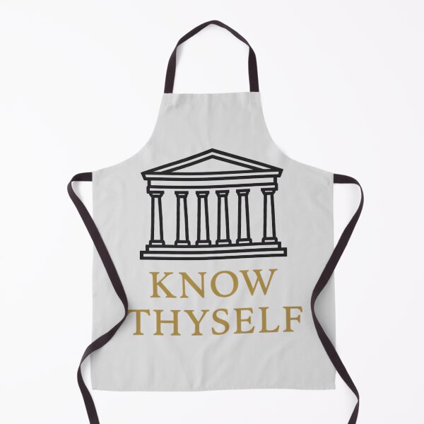 Item preview, Know Thyself Inspirational Ancient Wisdom Quote designed and sold by Retr0Tshirts.