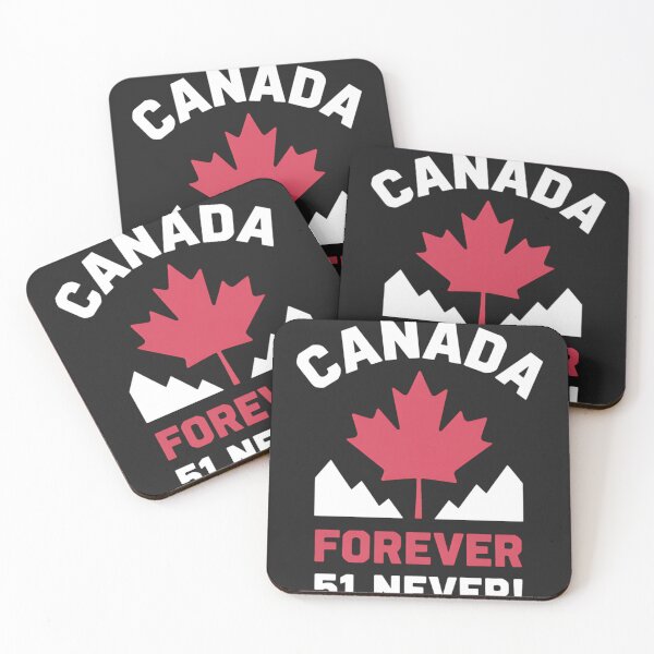 Item preview, Never 51st State Canada Foreve 51 Never Canada Flag designed and sold by LegendsArt75.