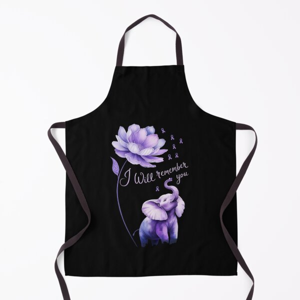 Item preview, I'll Remember For You Purple Elephant Alzheimer's Awareness 1 designed and sold by TiredPack.