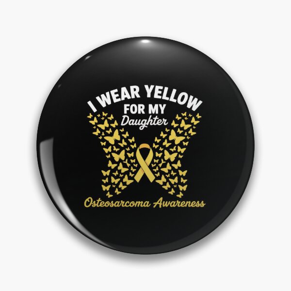 Item preview, I Wear Yellow For My Daughter Osteosarcoma Awareness Support designed and sold by FortuneFull.