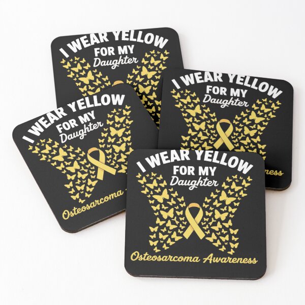 Item preview, I Wear Yellow For My Daughter Osteosarcoma Awareness Support designed and sold by FortuneFull.
