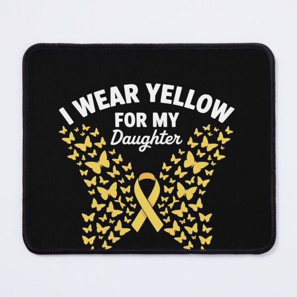 Item preview, I Wear Yellow For My Daughter Osteosarcoma Awareness Support designed and sold by FortuneFull.