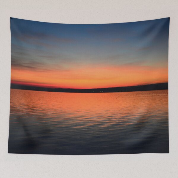 Item preview, Swiss Evening Romance – Mirror of the Sky / Swiss Artwork Photography designed and sold by Raphael Wolf.