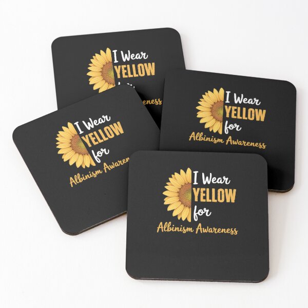 Item preview, I Wear Yellow For Albinism Awareness Sunflower designed and sold by TiredPack.