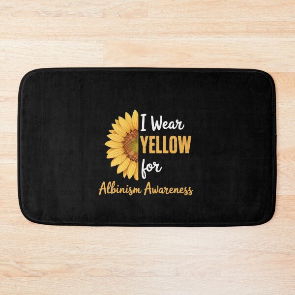 Item preview, I Wear Yellow For Albinism Awareness Sunflower designed and sold by TiredPack.