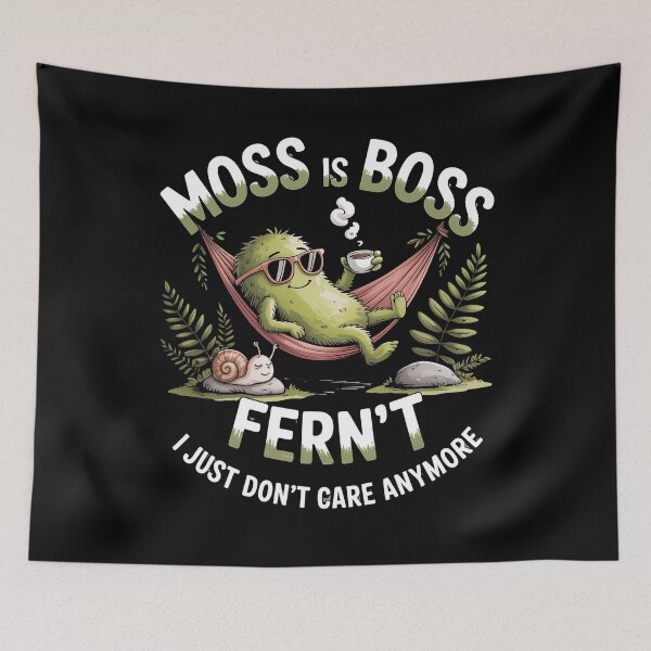Item preview, Moss - moss gardening - plant humor – bryophyte - no lawn - moss pun – terrarium - green thumb - nature lover - moss is boss - lawn alternative - introvert nature designed and sold by JansenGS.