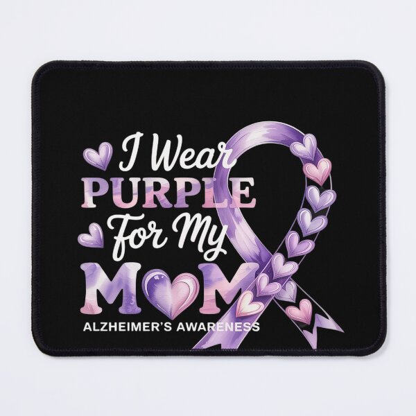 Item preview, I Wear Purple for My Mom Dementia Alzheimer's Awareness 1 designed and sold by FortuneFull.