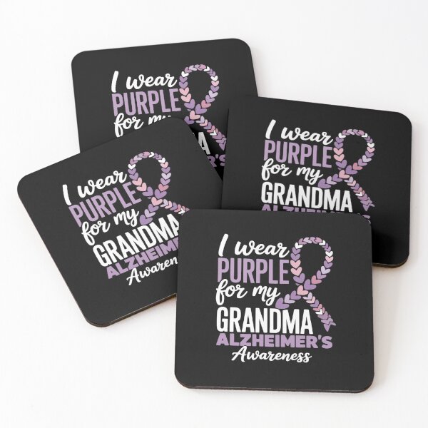 Item preview, I Wear Purple For My Grandma Dementia Alzheimer's Awareness designed and sold by RayArmstrong.