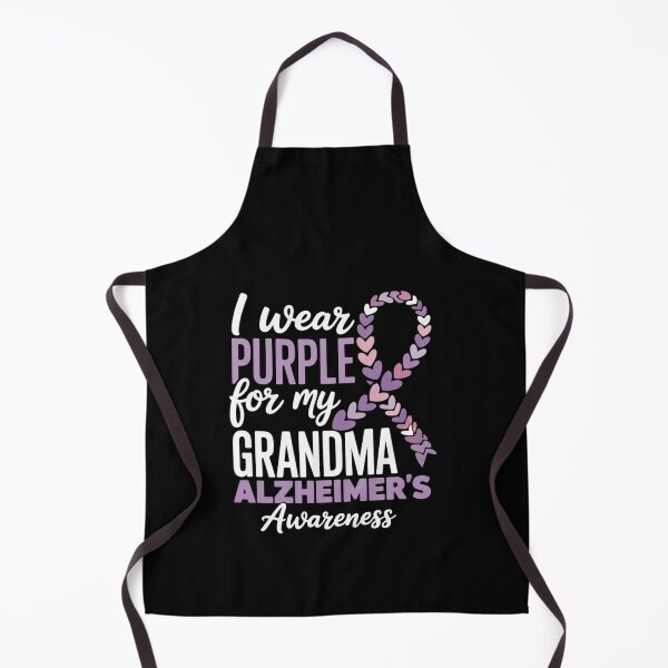 Item preview, I Wear Purple For My Grandma Dementia Alzheimer's Awareness designed and sold by RayArmstrong.