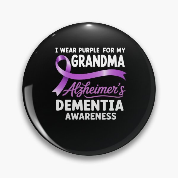 Item preview, I Wear Purple For My Grandma Alzheimer's Dementia Awareness designed and sold by HaileyRobel.