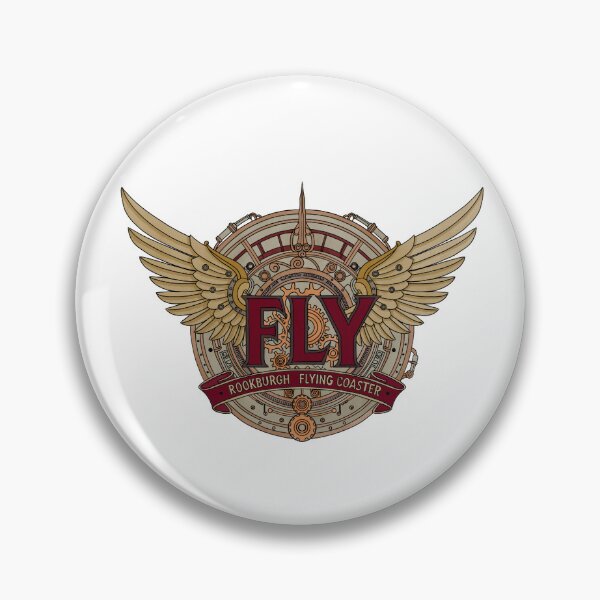 Item preview, F.L.Y. roller coaster logo designed and sold by FoolishDreamers.
