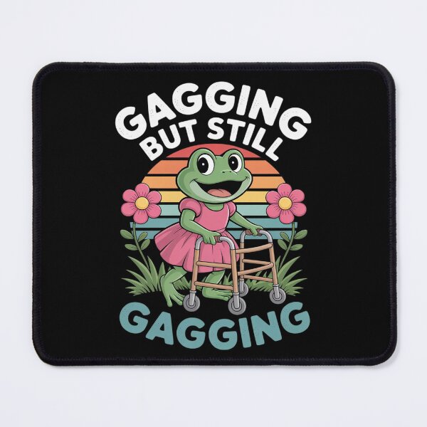 Item preview, Sagging But Still Gagging Frog Meme 12 designed and sold by HuValverdeArt.