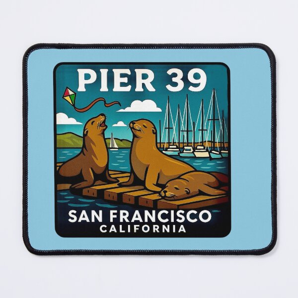 Item preview, Pier 39, San Francisco, California designed and sold by Myra365Art.
