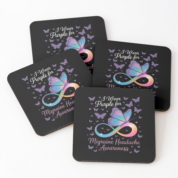 Item preview, I Wear Purple For Migraine Headache Awareness designed and sold by FranzFriesen.