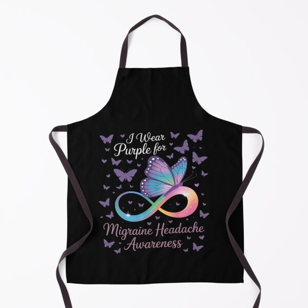 Item preview, I Wear Purple For Migraine Headache Awareness designed and sold by FranzFriesen.