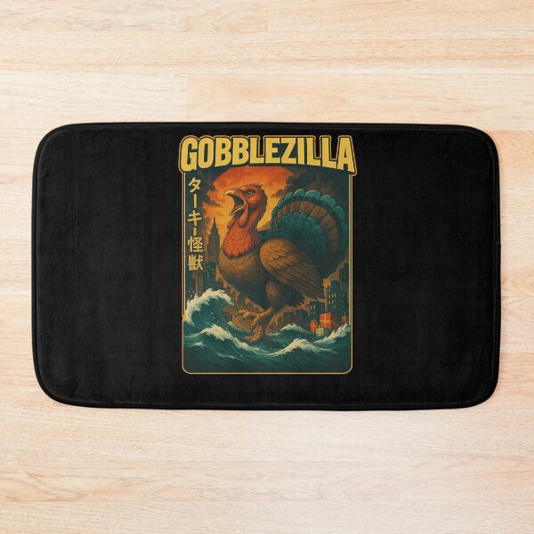 Item preview, Humor Retro Gobblezilla Happy Thanksgiving Funny Style Quote designed and sold by nguyenconguan80.