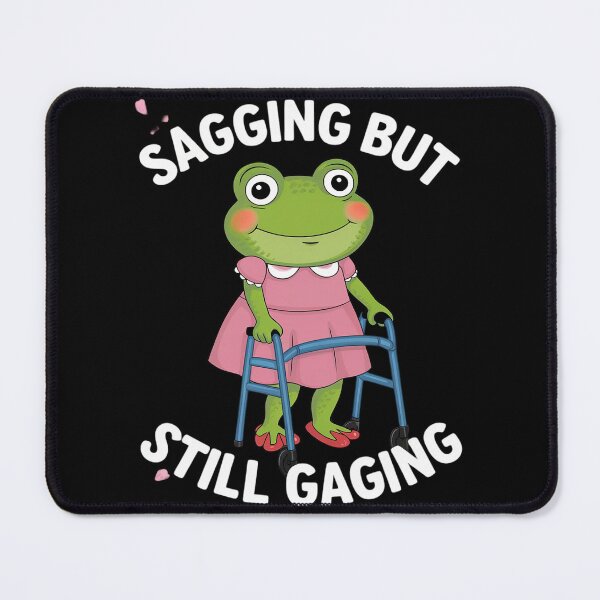 Item preview, Sagging But Still Gagging Frog Meme 17 designed and sold by HuValverdeArt.