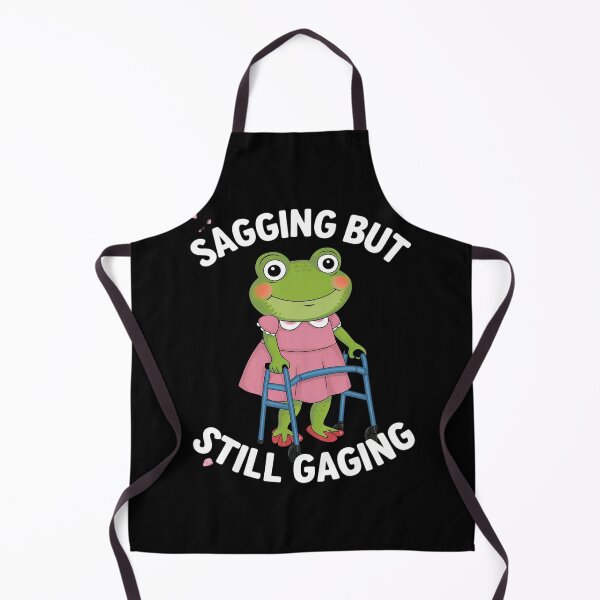 Item preview, Sagging But Still Gagging Frog Meme 17 designed and sold by HuValverdeArt.