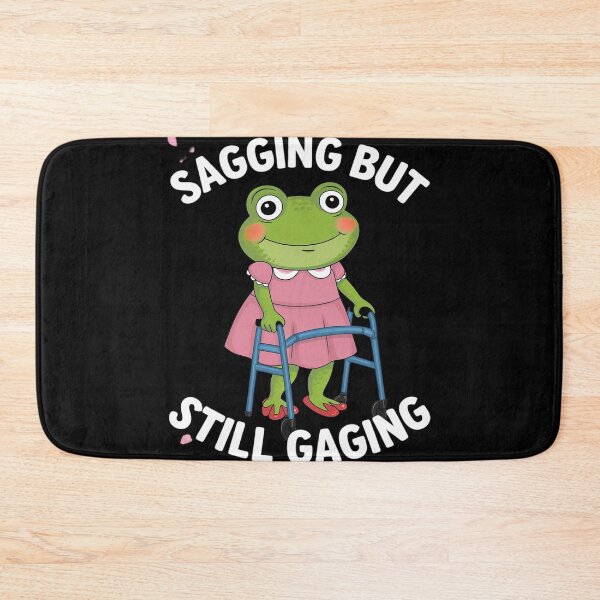 Item preview, Sagging But Still Gagging Frog Meme 17 designed and sold by HuValverdeArt.