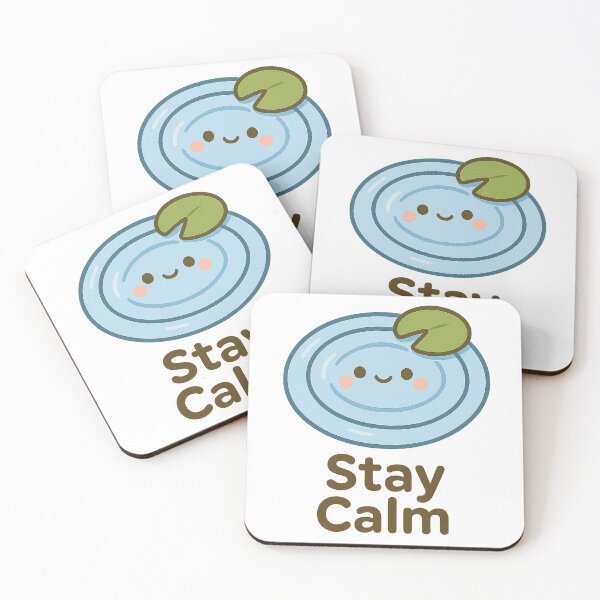 Item preview, Kawaii Water Puddle — Stay Calm designed and sold by Dream Machine.