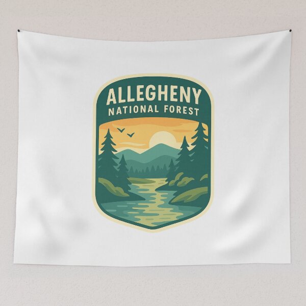 Item preview, Allegheny National Forest Sunset River Scene designed and sold by Aryabek.