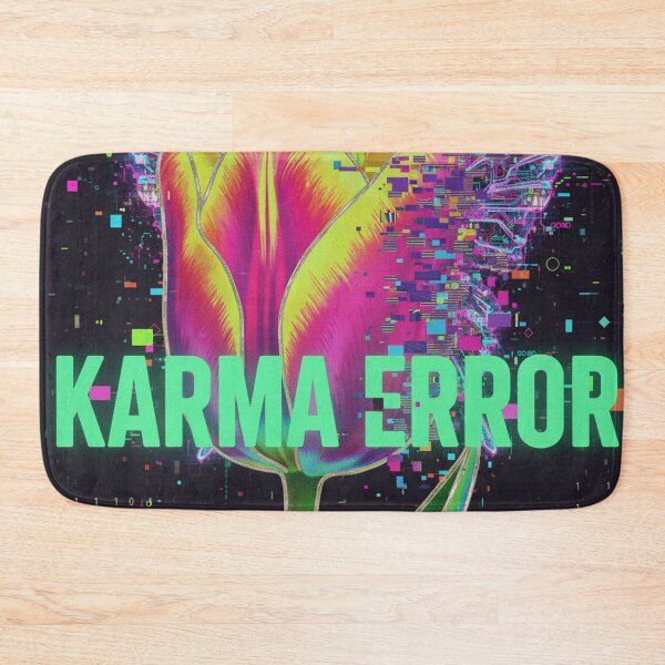 Item preview, Karma Error – Tulip & Butterfly Glitch Art designed and sold by Day Dreamer.