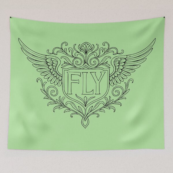 Item preview, F.L.Y. roller coaster logo designed and sold by FoolishDreamers.