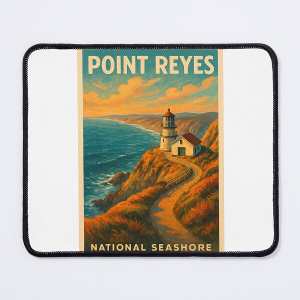 Item preview, Point Reyes Lighthouse Clifftop at Sunset designed and sold by Aryabek.