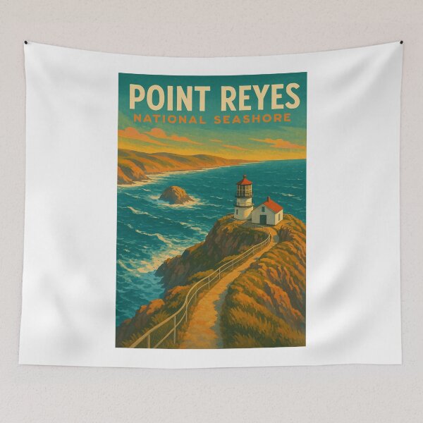 Item preview, Point Reyes Coastal Lookout and Ocean Trail designed and sold by Aryabek.