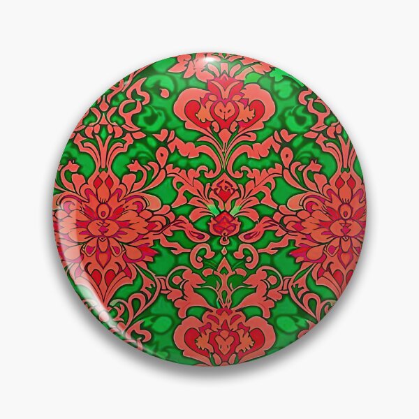 Item preview, Baroque Opulence: Red Floral Tapestry Digital Pattern designed and sold by LanaGustavsson.