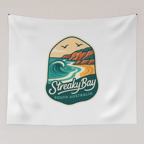 Item preview, Streaky Bay Coastal Wave Scene designed and sold by Aryabek.