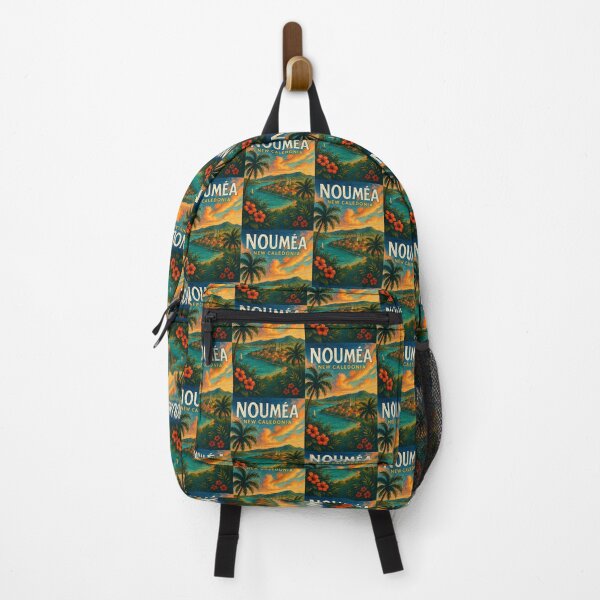 Item preview, Nouméa Sunset with Tropical Bay and Cathedral designed and sold by Aryabek.