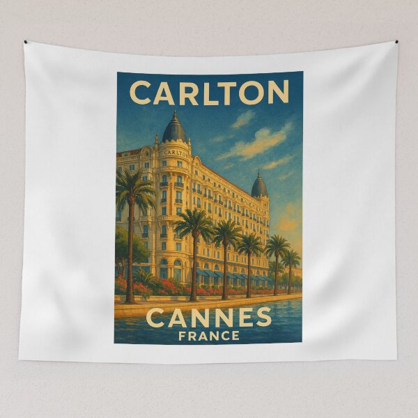 Item preview, Carlton Hotel Cannes Riviera View designed and sold by Aryabek.
