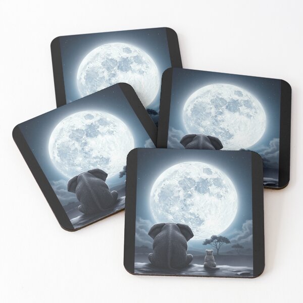 Item preview, Moonlit Companions designed and sold by ElephantVibes.
