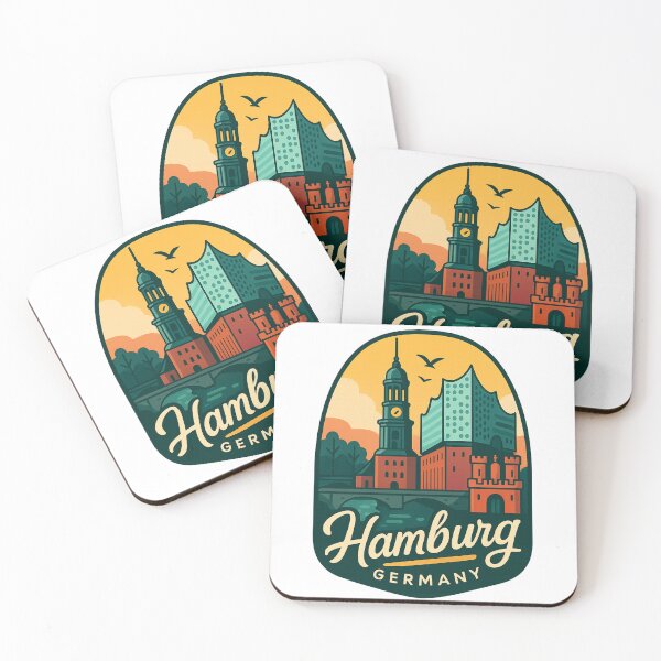 Item preview, Hamburg Cityscape with Elbphilharmonie designed and sold by Aryabek.