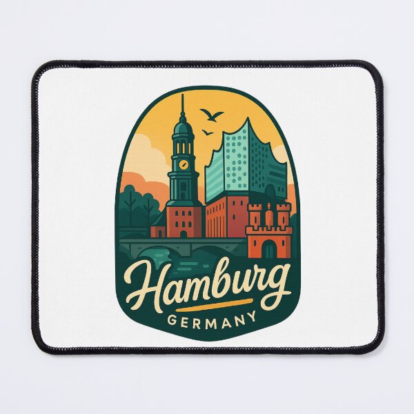 Item preview, Hamburg Cityscape with Elbphilharmonie designed and sold by Aryabek.