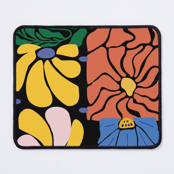 Item preview, Colorful Fauvist Flower Shapes Collage Art designed and sold by Jariya_D.