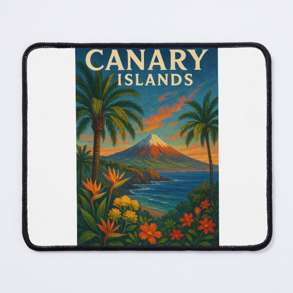 Item preview, Canary Islands Coastal Flora with Teide View designed and sold by Aryabek.