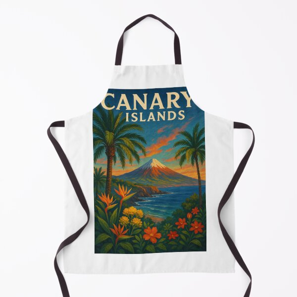 Item preview, Canary Islands Coastal Flora with Teide View designed and sold by Aryabek.